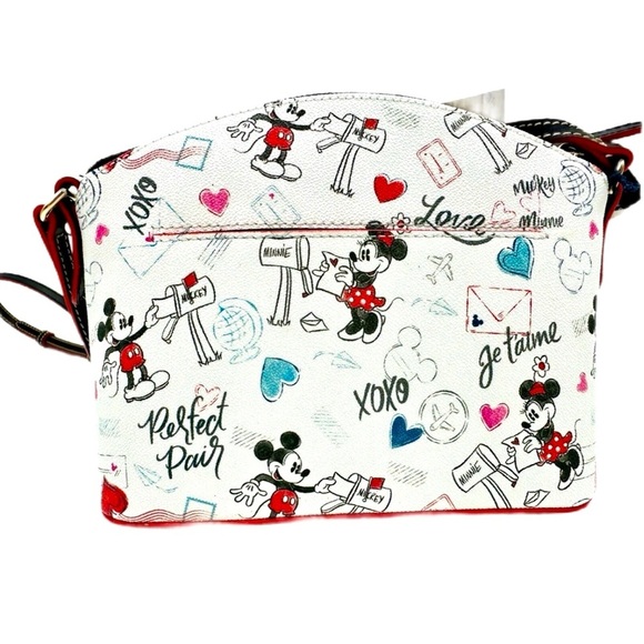 Authentic Disney Parks Dooney & Bourke Mickey Minnie Sweethearts Crossbody - NWT - Picture 2 of 7